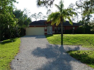New gravel rock driveway