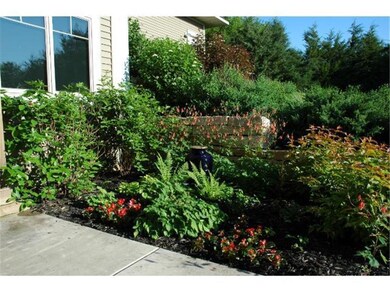 Perennial garden/landscaping (summer shot) provide