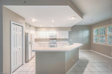Spacious eat in kitchen with additional seating at