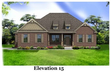 Augusta II Elevation 15. Photo is a rendering. Not actual home. 