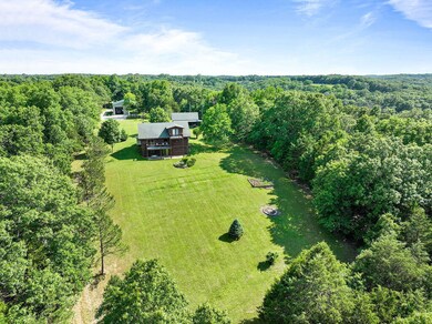 Overhead of Home and Lawn Area