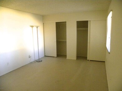 Large master double closets and private