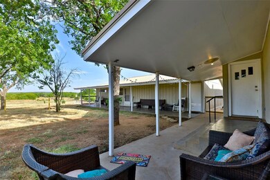 long connected and covered back patio