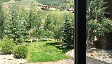 Blue River View from Upstairs