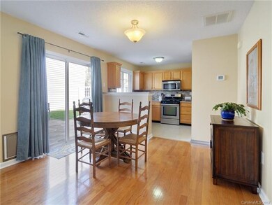 Dining area opens to gourmet kitchen. Easy access 