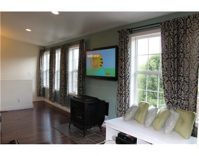 Living Room. Simply gorgeous...and a pellet stove 