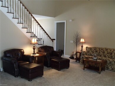 View of great room leading to the stairway to seco