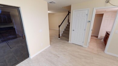 Kitchen with half bath