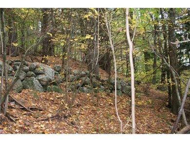 Land. Stonewall rear boundary