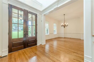 Entryway with View to Dining Room
