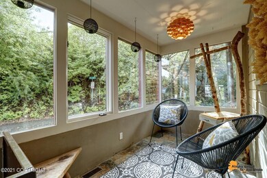 Upper Unit Enclosed Porch