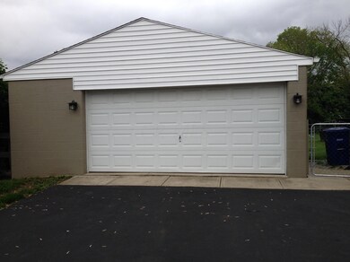 Oversize two-car garage