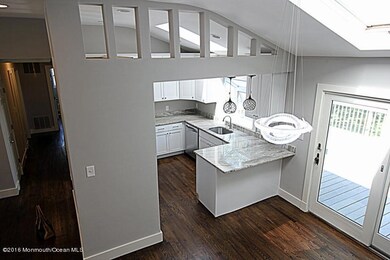 Upper view of kitchen