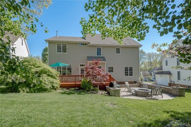 Such a wonderful addition in 2007 to this lovely home! Well designed and maintained Large Rear Deck, Paver Stone Patio, Sitting Walls, and Firepit!