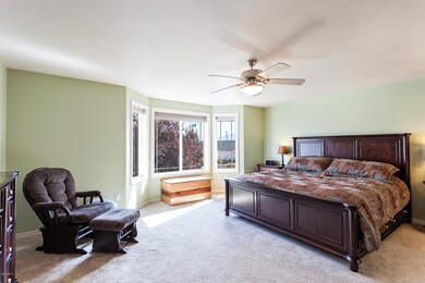 sizable master bedroom