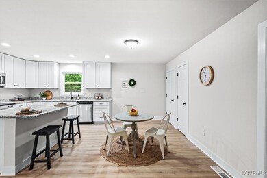Plenty of room for any size dining set