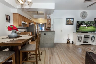 Dining Area into Kitchen