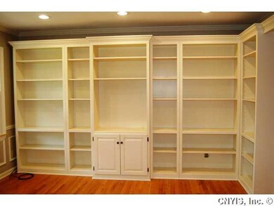 Office. The office, with built in shelves will be 