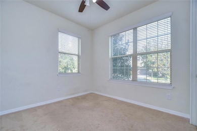Front room currently used as office