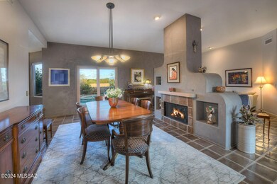 Dining Room w/ Fireplace