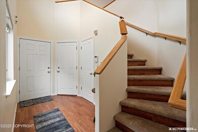 Stairs to Living area