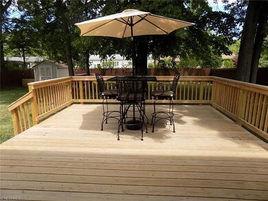 Deck is 18x15', new in 2015!