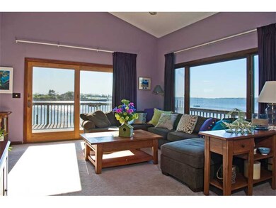 Living Room. Living room with southerly vista of t