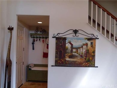 cute and cozy space next garage door