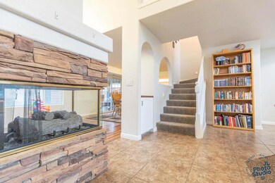 8- Fireplace and Stairs