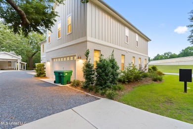 Rear of property