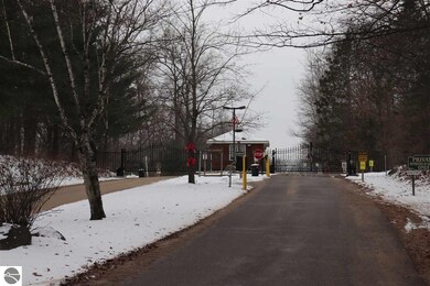 Secured gated subdivision entrance.