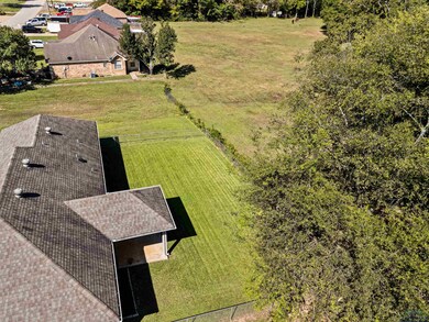 Aerial view with a rural view