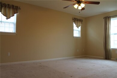 Your first floor master suite with ceiling fan, 2 