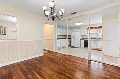 From dining room, looking into the kitchen.