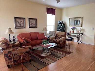 Great room with wood floors