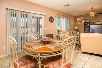 Dining room Sliding glass door to backyard