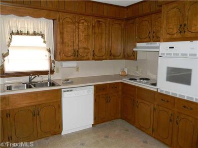 Kitchen. Lots of cabinet space in the kitchen.