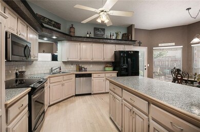 Lots of counter space in this beautiful kitchen