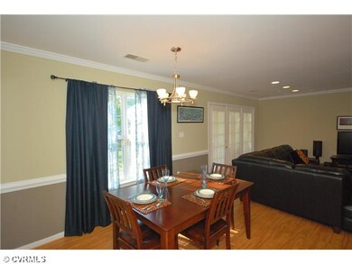 Dining Room - Boasts Crown & Chair Rail Mouldings,