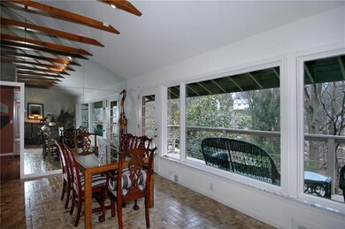 Dining Room - Designer custom ceramic tile floorin