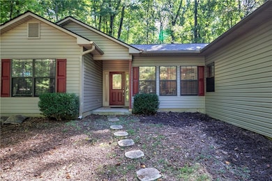 858 Crippled Oak Trail. This ranch home sits on a .46 acre lot. The house sits far off of the road and has an easy, long driveway.