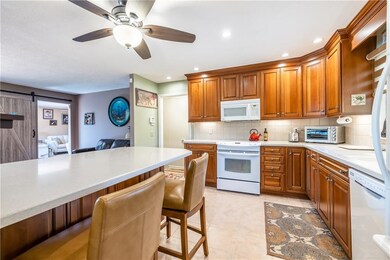 Awesome Cherry Kitchen with back saver pullouts an