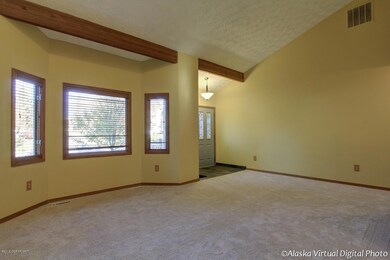 Living Room W/Vaulted Ceiling