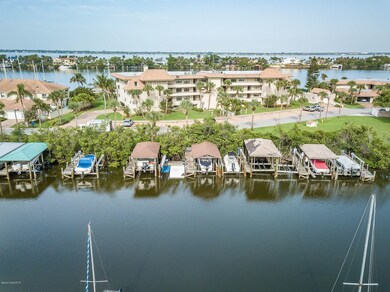 Canal-side of Property