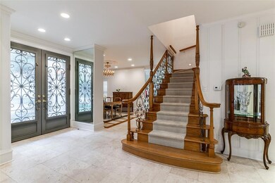 Large gracious entry into the home.