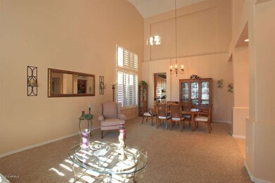 Dining area with Plantation shutters