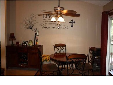 Eat in space in kitchen is open to Living Room and