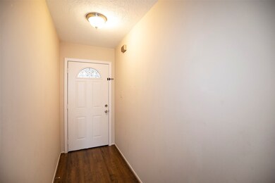 Another view of the entryway from the family room.