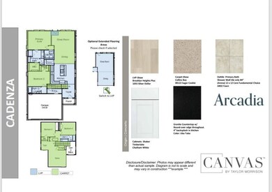 Design Selections.  Home is under construction and