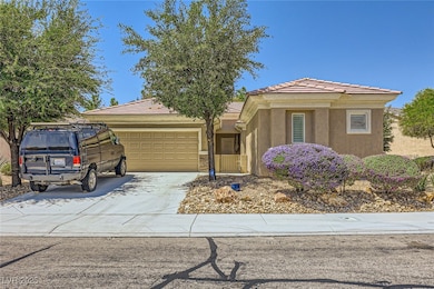 View of front of home featuring an attached garage